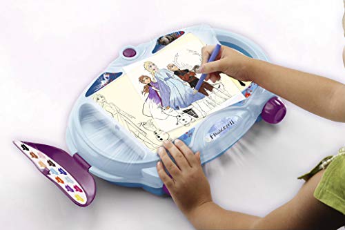 Magic Artist - Light Box Frozen 2, Pizarra para Niños y Niñas a Partir de 3 Años, Multicolor (Famosa 700015365) , color/modelo surtido