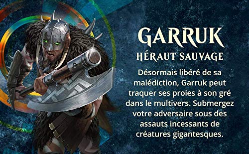 Magic The Gathering- Deck de planeswalker Garruk Herut Silvestre, edición básica 2021 (Wizards of The Coast C76591010)