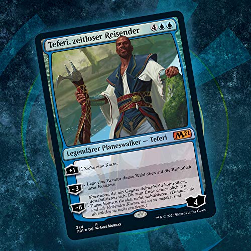 Magic The Gathering Magic: The Gathering Planeswalker-Deck Teferi C76561000 Magic: The Gathering Planeswalker-Deck Teferi - Juego de Cartas (60 Cartas)