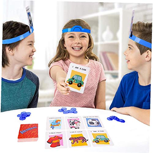 Maidi 1 Pc Hedbanz Juego Guess Who I Am Juego de Mesa de Juego de la Familia los Personajes de Disney Juego de Cartas Juguetes