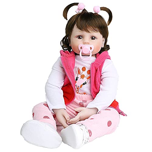 MAIHAO 20pulgadas Realista Toddler Muñecas Reborn Ninas Silicona Muñecos bebé Baratos Baby Dolls Niño Originales Bebes Girls 50 Cm