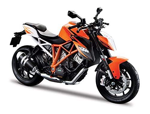 Maisto KTM 1290 Super Duke R en Color Naranja y en Escala 1/12 (31101-13065)