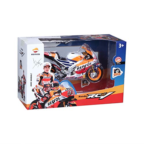 Maisto- Moto Honda Repsol Team RC213V del piloto Marc Marquez 34595, Multicolor (34594)