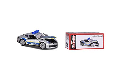 Majorette 212053153 Deluxe Coche de Juguete Porsche 911, Incluye Caja de Recogida, neumáticos de Goma, 7,5 cm, 6 Modelos Diferentes, Entrega 1 Pieza, Multicolor