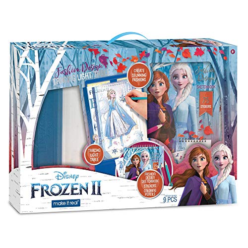 Make It Real- Disney Frozen II - Fashion Design Tracing Light Table (4254)