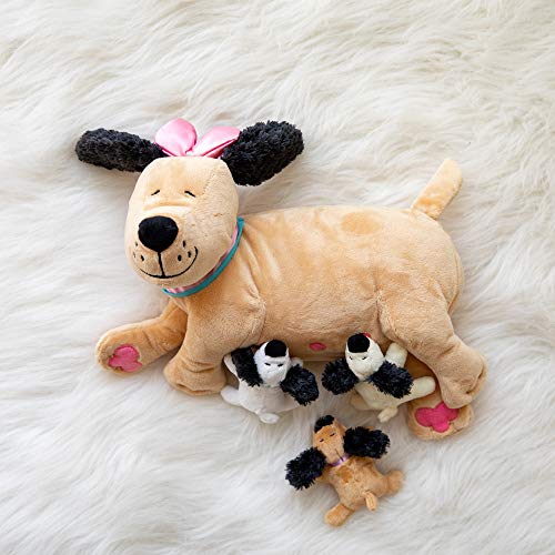 Manhattan Toy 106690 - Perrita Nana y Cachorros de Peluche