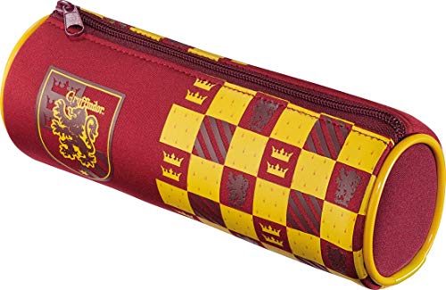 Maped Harry Potter Teens – Estuche escolar con formato tubo – Tejido de neopreno antidesgarros – Cremallera de metal sólido – Licencia oficial Harry Potter