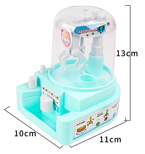 Máquina de garra para niños Muñecas Wopin- Mini Juguetes Operado Gamer Máquina expendedora Luz Grabber Regalos para niños Manualidades para niños Artes Creativas de Bricolaje Colorido