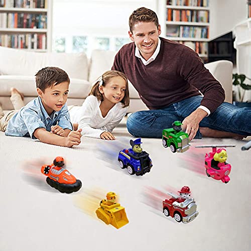 Marshall Rocky Rubble Skye Zuma Chase's Patrol Cruiser Vehicle con figura coleccionable, para niños de 3 años en adelante