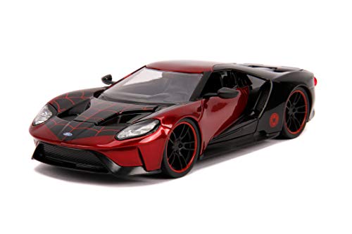 Marvel 253225008 Spiderman Miles Morales 2017 Ford GT Die-Cast Toy Sports Car