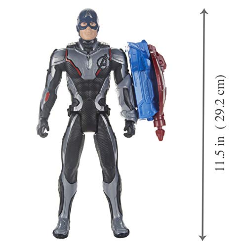 Marvel Avengers - Endgame Capitán América Titan Hero Power FX, Multicolor, 30 cm, E3301103