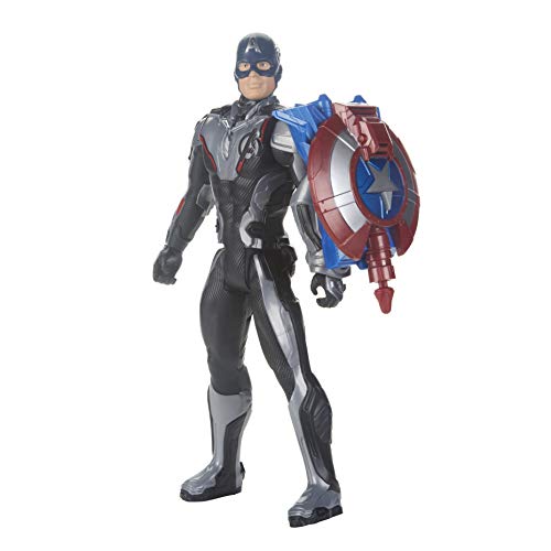 Marvel Avengers - Endgame Capitán América Titan Hero Power FX, Multicolor, 30 cm, E3301103