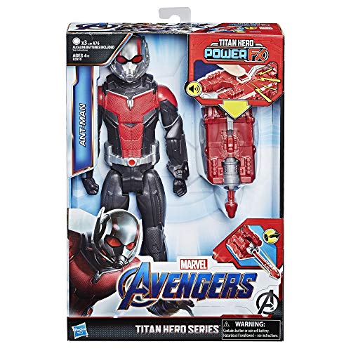 Marvel Avengers Marvel Avengers Endgame Titan Power FX – Ant Man y Power Pack – 30 cm – Habla en francés – Juguete Vengadores