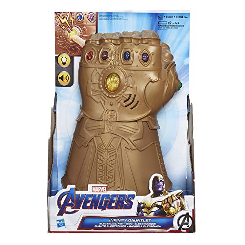 Marvel Avengers- Marvel War Infinity-Guantelete electrónico, Multicolor (Hasbro E1799EU61)