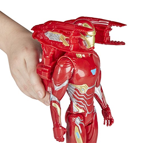 Marvel- Avengers Titan y Mochila Power Fx Iron Man (Hasbro E0606105)