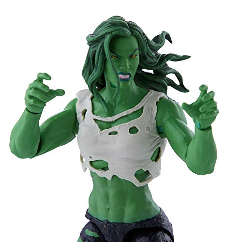 Marvel Classic-Hasbro Marvel Legends Series Avengers-Figura de Hulk a Escala de 6 Pulgadas y 3 Accesorios para niños a Partir de 4 años F1123