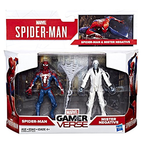 Marvel Gamerverse Spider-Man Spider-Man vs. Mister Negative 3 3/4-Inch Action Figure 2-Pack