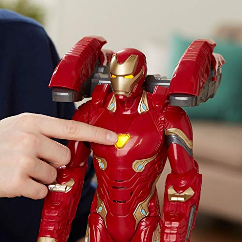 Marvel Hasbro Avengers – Infinity War Iron Man Mission Tech Titan Hero con Accesorio, diseño, Action Figure