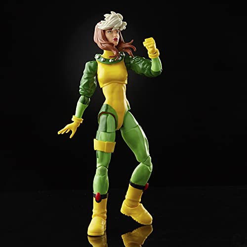 Marvel Hasbro Legends Series - Figura de Rogue de 15 cm - con diseño Premium, 2 Accesorios y 1 Pieza de Figura para armar