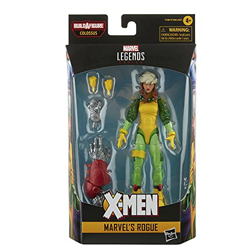 Marvel Hasbro Legends Series - Figura de Rogue de 15 cm - con diseño Premium, 2 Accesorios y 1 Pieza de Figura para armar