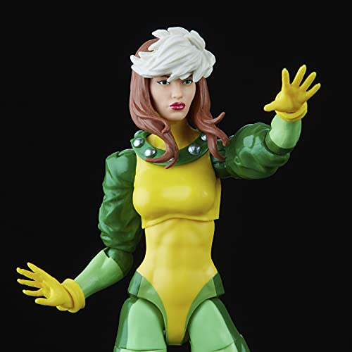 Marvel Hasbro Legends Series - Figura de Rogue de 15 cm - con diseño Premium, 2 Accesorios y 1 Pieza de Figura para armar