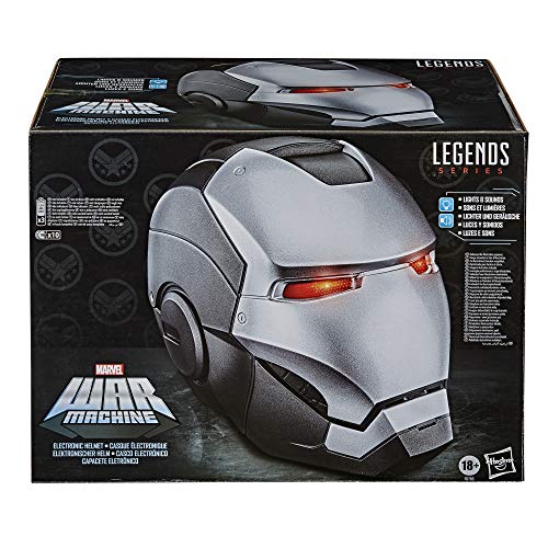 Marvel Legends Casco War Machine Gear Escala 1:1 Replica F07655l0, Color, One Size (Hasbro HSBF07655L0)