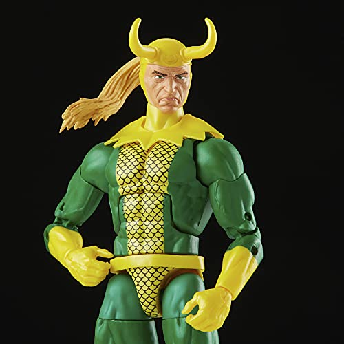 Marvel Legends Series - Figura de Loki de 15 cm - En Embalaje Retro, con 3 Accesorios