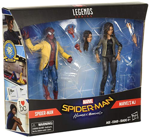 Marvel Spider-Man: Homecoming Legends Spider-Man & MJ Action Figure 2-Pack