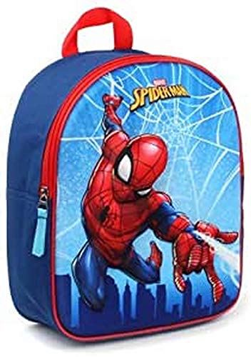 Marvel Spider-Man Mochila Infantil, 31 cm, 9 Liters, Azul (Blue)