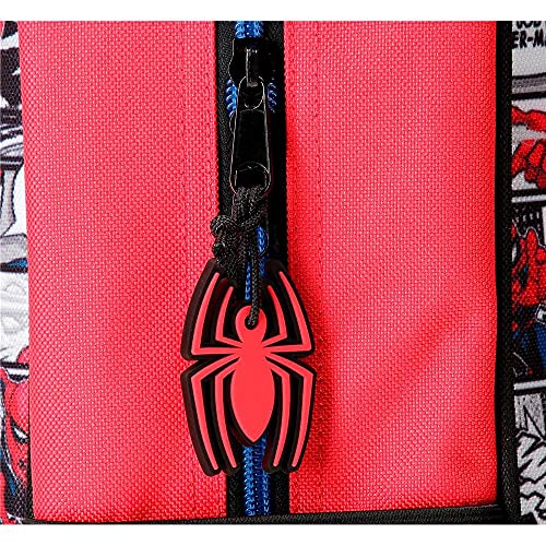 Marvel Spiderman Comic Riñonera Rojo 27x11x6,5 cms Poliéster