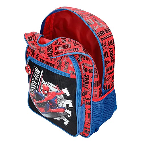 Marvel Spiderman Great Power Mochila Adaptable Rojo 30x40x13 cms Poliéster 15,6L