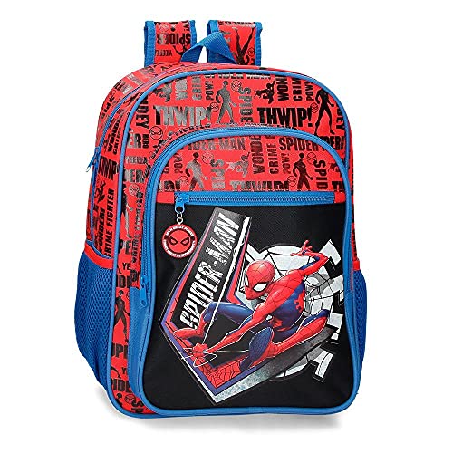 Marvel Spiderman Great Power Mochila Adaptable Rojo 30x40x13 cms Poliéster 15,6L