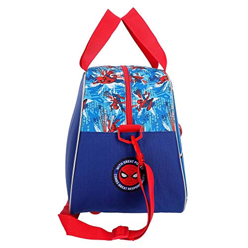 Marvel Spiderman Street Bolsa de Viaje Multicolor 40x28x22 cms Poliéster 24.64L