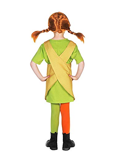 Maskworld Pippi Longstocking Fancy Dress Children's Costume (3-4 Years)