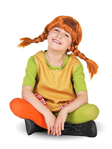 Maskworld Pippi Longstocking Fancy Dress Children's Costume (3-4 Years)