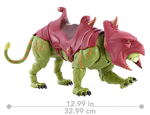 Masters of the Universe Revelation Masterverse, Figura Battle Cat, muñeco articulado de juguete (Mattel GYV18)