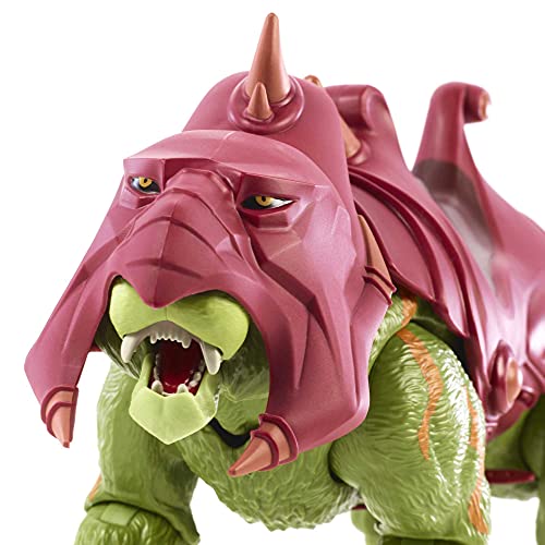 Masters of the Universe Revelation Masterverse, Figura Battle Cat, muñeco articulado de juguete (Mattel GYV18)