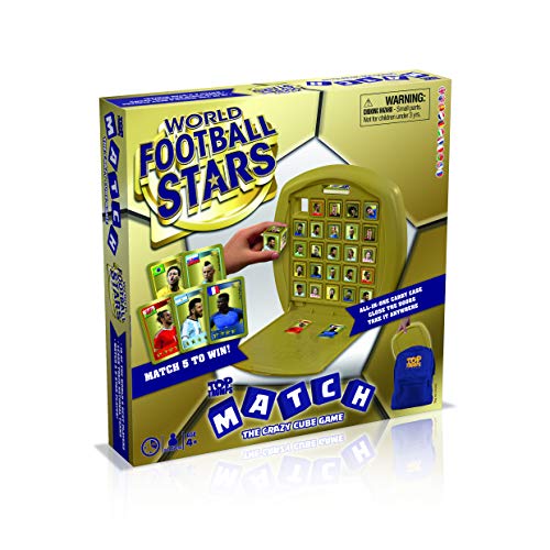 Match Estrellas Jugadores de Fútbol - Juego de Mesa de Top Trumps – Conecta en línea 5 de tus jugadores de fútbol favoritos