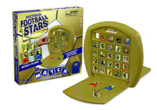 Match Estrellas Jugadores de Fútbol - Juego de Mesa de Top Trumps – Conecta en línea 5 de tus jugadores de fútbol favoritos