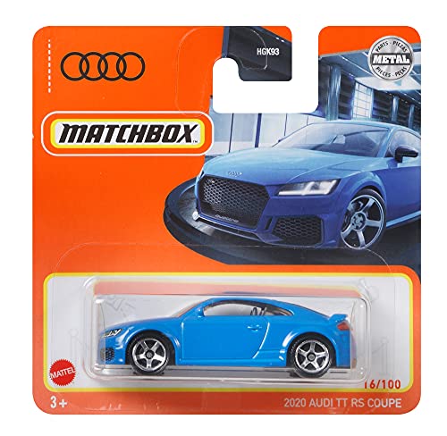 Matchbox Audi TT RS Coupe Coche de juguete de metal de colección (Mattel HGK93)