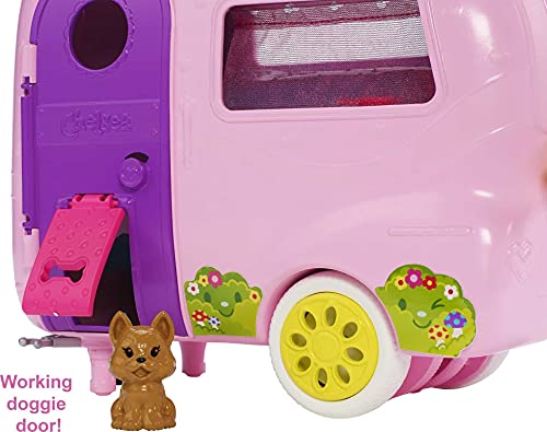 Mattel Barbie Chelsea Muñeca Y Su Caravana, con Perrito Y Accesorios ( Fxg90) + Skipper Hora De La Siesta, Muñeca Canguro con Bebés Y Accesorios, Regalo para Niñas Y Niños 3-9 Años ( Gfl38)