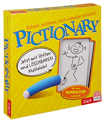 Mattel Games Pictionary Juego de Mesa de Palabras - Juego de Tablero (Juego de Mesa de Palabras, Niño/niña, 8 año(s))