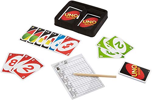 Mattel Games UNO Deluxe, juego de cartas (Mattel K0888)