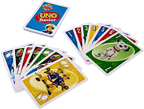 Mattel Games UNO Junior FMW18 - Juego de Cartas Infantil (2 a 10 Jugadores, duración aproximada de 15 Minutos, a Partir de 3 años)