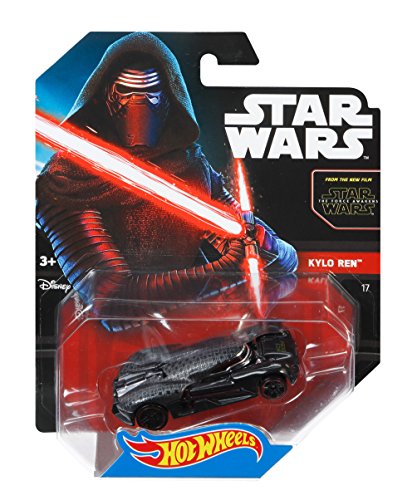 Mattel Hot Wheels CGW50 vehículo de juguete - Vehículos de juguete (Multicolor, Coche, Star Wars, Kylo Ren, 3 año(s), 1:64)