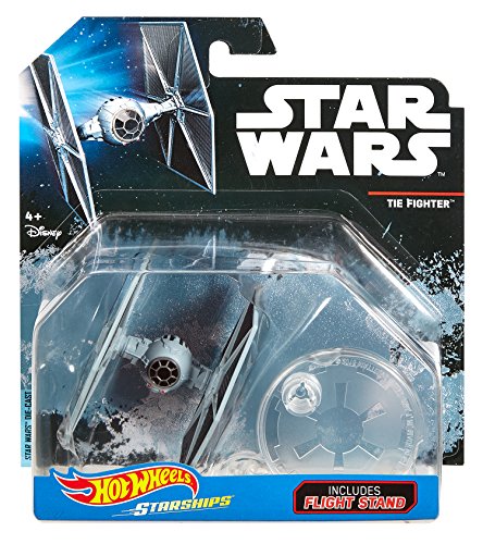 Mattel Hot Wheels DXX55 Metal vehículo de juguete - Vehículos de juguete (Multicolor, Avión, Metal, Star Wars, Blue TIE Fighter, 4 año(s))