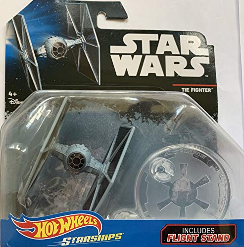 Mattel Hot Wheels DXX55 Metal vehículo de juguete - Vehículos de juguete (Multicolor, Avión, Metal, Star Wars, Blue TIE Fighter, 4 año(s))