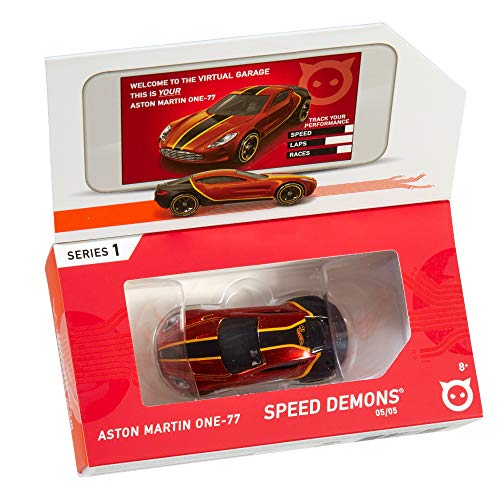 Mattel - Hot Wheels ID Vehículo de juguete, coche Aston Martin One -77 , +8 años ( FXB07)