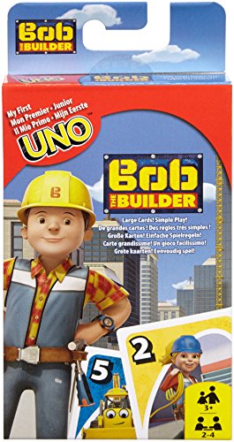 Mattel Juegos DVJ48 - Juego de Cartas Uno Junior de Bob el Constructor