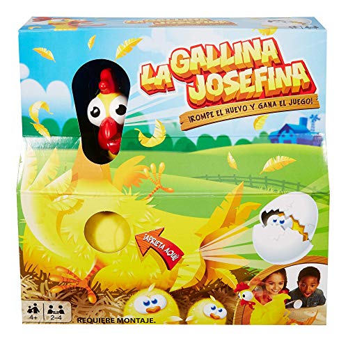 Mattel - Pack La Gallina Josefina + Monos Locos, juegos de mesa para niños